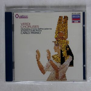 CARLO FRANCI/VERDI: CHORUSES/DECCA DECCA4177212 CD □