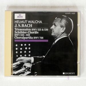 HELMUT WALCHA/BACH: TRIOSONATEN BWV 525 & 530 ETC/ARCHIV PRODUKTION 429 935-2 CD □