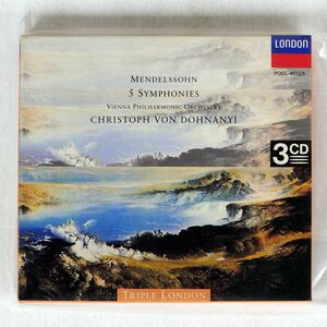 クリストフ・フォン・ドホナーニ/メンデルスゾーン:交響曲全集/ポリドール POCL4013 CD