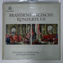 独 ハルノンコールト/バッハ：オリジナル楽器によるブランデンブルク協奏曲＝全曲/TELEFUNKEN SAWT9459 LP_画像1