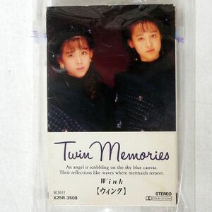 WINK/TWIN MEMORIES/ポリスター X25R-3508 TAPE □