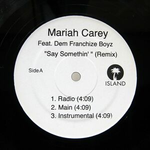 米 MARIAH CAREY/SAY SOMETHIN’ (REMIX)/ISLAND MCSAYREA1 12