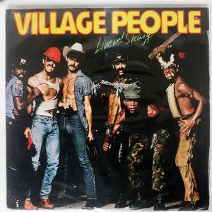 米 VILLAGE PEOPLE/LIVE AND SLEAZY/CASABLANCA NBLP27183 LP