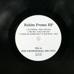 英 プロモ ブート RAKIM/PROMO EP/BACKSTREET REP01DJ 12