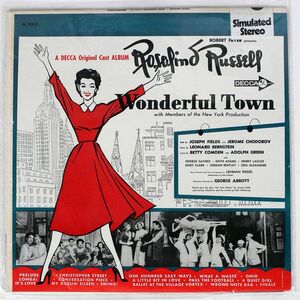 米 ROSALIND RUSSELL/WONDERFUL TOWN (ORIGINAL CAST ALBUM)/DECCA DL79010 LP