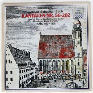 KARL RICHTER/BACH : KANTATEN NR 56 202/ARCHIV PRODUKTION 20MA0073 LP