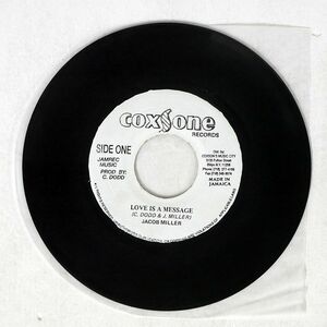 ジャンク JACOB MILLER/LOVE IS A MESSAGE/COXSONE NONE 7 □