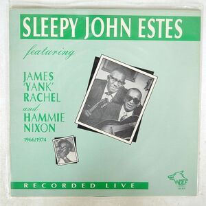 SLEEPY JOHN ESTES/RECORDED LIVE 1966 / 1974/WOLF LP