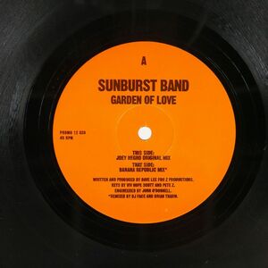 SUNBURST BAND/GARDEN OF LOVE/Z PROMO12039 12