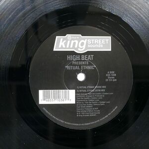 HIGH BEAT/RITUAL ETHNIC/KING STREET SOUNDS KSS1038 12