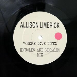 ALISON LIMERICK/WHERE LOVE LIVES/NOT ON LABEL AZ01 12