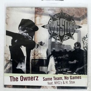 GANG STARR/OWNERZ / SAME TEAM, NO GAMES/VIRGIN 724383887415 12