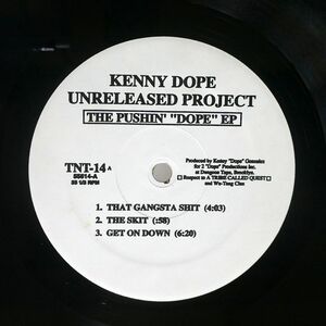 米 KENNY "DOPE" GONZALEZ/PUSHIN’ "DOPE" EP/TNT & TNT14 12