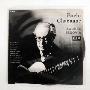 SEGOVIA/BACH : CHACONNE/DECCA JDL6527 LP