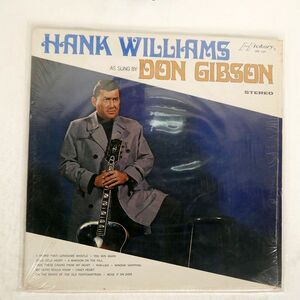 DON GIBSON/HANK WILLIAMS AS SUNG BY DON GIBSON/HICKORY LPS157 LP