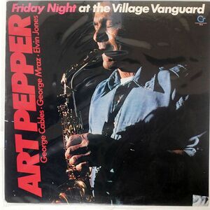米 ART PEPPER/FRIDAY NIGHT AT THE VILLAGE VANGUARD/CONTEMPORARY 7643 LP