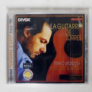 STEFANO GRONDONA PLAYS LLOBET & TARREGA/LA GUITARRA DE TORRES/DIVOX CDX 29701 CD □