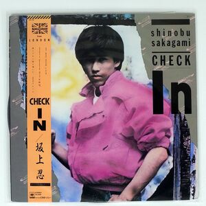 帯付き 坂上忍/CHECK IN/CBS/SONY 25AH1798 LP