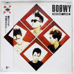 帯付き BOOWY/インスタント・ラヴ/JAPAN RECORD 28JAL3048 LP