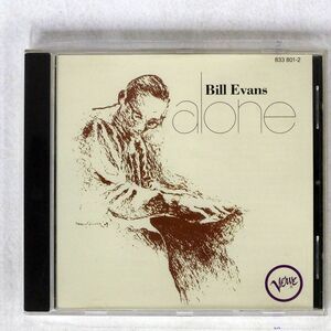 BILL EVANS/ALONE/VERVE RECORDS 833 801-2 CD □