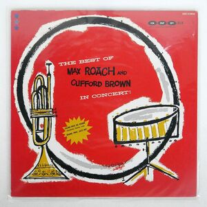 MAX ROACH,CLIFFORD BROWN/BEST OF / IN CONCERT/GNP GXC3126 LP