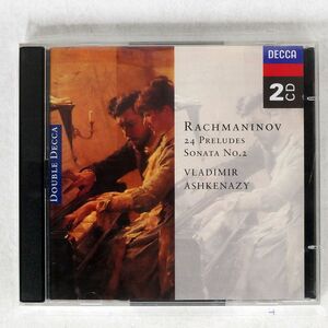 VLADIMIR ASHKENAZY/RACHMANINOV: 24 PRELUDES - SONATA NO. 2/DECCA 443 841-2 CD