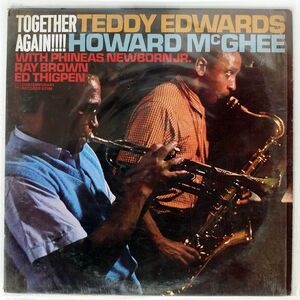 米 TEDDY EDWARDS/TOGETHER AGAIN/CONTEMPORARY S7588 LP
