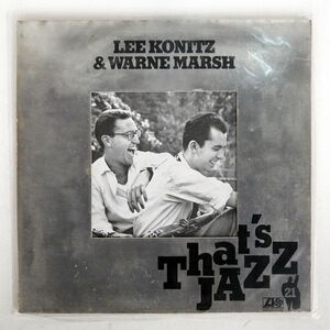 独 LEE KONITZ/& WARNE MARSH/ATLANTIC ATL50298 LP