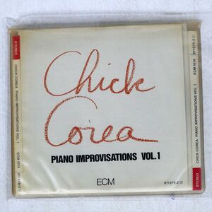 CHICK COREA/PIANO IMPROVISATIONS VOL. 1/ECM ECM 1014 CD □