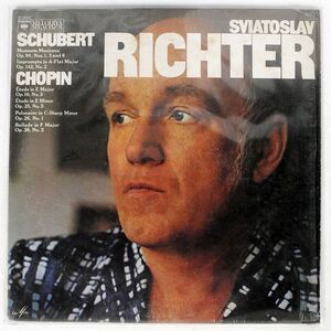 米 スヴャトスラフ・リヒテル/SCHUBERT, CHOPIN/COLUMBIA / MELODIYA M33826 LP