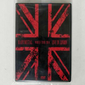 BABYMETAL/LIVE IN LONDON/TOY’S FACTORY TFBQ-18167 DVD