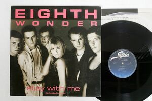 EIGHTH WONDER/STAY WITH ME (EXTENDED VERSION) = ステイ・ウィズ・ミー (エクステンディッド・ヴァージョン)/EPIC 123P700 12