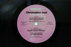 CHRISTOPHER JUST/I’M A DISCO DANCER (AND A SWEET ROMANCER) REMIXED/INTERNATIONAL DEEJAY GIGOLO GIGOLO08 12