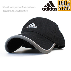 adidas アディダス キャップ メンズ レディース 大きいサイズ ビッグサイズ 帽子 LITE メッシュキャップ ブラック GOLF ゴルフ ブランド