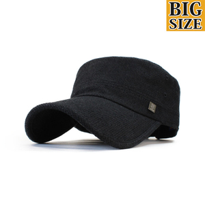 大きいサイズ ビッグサイズ XL ワークキャップ 帽子 メンズ レディース シンプル ジュート 麻 ブラック 春夏 トレンド 人気