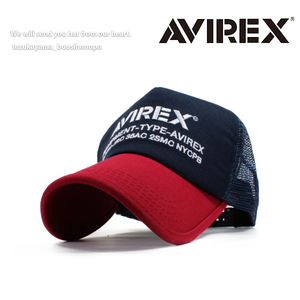 AVIREX アヴィレックス アビレックス キャップ 帽子 メッシュキャップ メンズ NUMBERRING ネイビー 人気 ブランド おしゃれ アウトドア