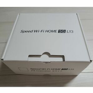 【再値下しました/未使用】Speed WiFi HOME 5G L13 ZTE ホワイト　ルーター　無線　