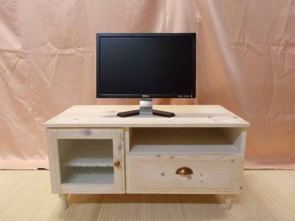 テレビ台 TVラック キャビネット TVボード 90cm巾 フィンランドパイン材ムク 木製 おしゃれ 完成品
