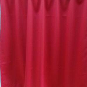 遮光カーテン2枚組　巾95×高さ135cm 落ち着いた赤　巾180×高さ130cm程度の窓に　暗幕 S219-2 高級オーダカーテン生地で製作 