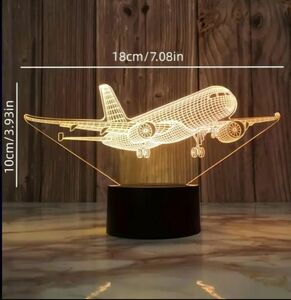 [ new goods ]3D airplane LED Night light equipment ornament 