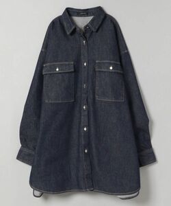 美品ジーナシスJEANASISアソートデニムBIGシャツジャケットGジャン　デニムジャケット　ヘルシーデニム　オーバーデニムシャツ