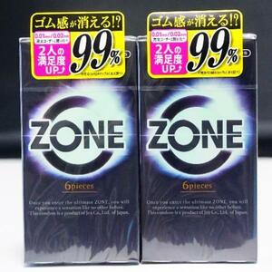 ◆匿名配送◆ZONE(ゾーン) コンドーム 6個入×２箱