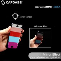 即決・送料込) CAPDASE au HTC EVO WiMAX ISW11HT レッドグラス ミラータイプ 液晶保護シート_画像4