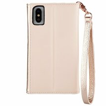 即決・送料込)【カードが収納可能なケース】Case-Mate iPhoneXs/X Wristlets Folio - Rose Gold_画像6