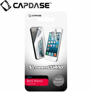 即決・送料込) CAPDASE 液晶保護シート iPhoneSE(第一世代,2016)/5s/5 用保護フィルム [キズ防止・光沢タイプ・ミラー加工]