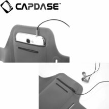 即決・送料込)【ジョギングに最適なケース】CAPDASE Sport Armband Zonic Plus 145A for 5inch Grey/Green_画像3