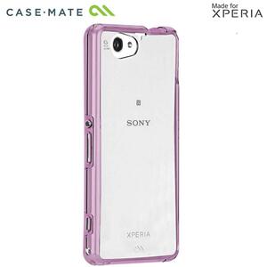 即決・送料無料)【衝撃に強いケース】Case-Mate Sony Xperia A2 SO-04F/J1 Compact/Z1 f SO-02F Hybrid Tough Naked Case Clear/Lavender