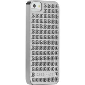 即決・送料込) Case-Mate iPhoneSE(第一世代,2016)/5s/5 Studded Barely There Case Silver スタッズ ベアリーゼア ケース シルバー