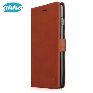 即決・送料込)【手帳型ケース スタンド機能付き】ahha iPhone6s Plus/6 Plus KIM Flip Case Spark Orange