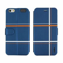 即決・送料込)【リバーシブルで色が変わる】ahha iPhone 6s Plus/6 Plus Dual Face Flip Case SYKES Blue/Grey_画像10